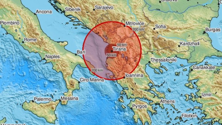 Tërmeti godet sërish Shqipërinë