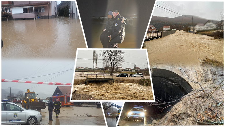 Vërshimet në Kosovë, pamje nga disa qytete