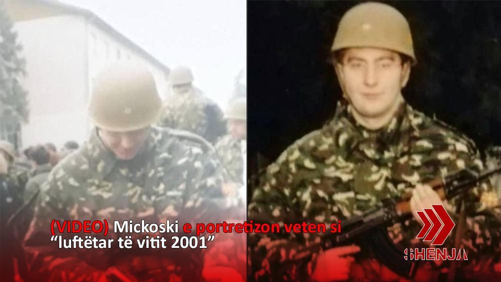 (VIDEO) Mickoski e portretizon veten si “luftëtar të vitit 2001”