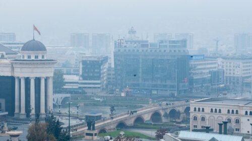 Edhe mëngjesin e sotëm Shkupi në mesin e qyteteve më të ndotura në botë