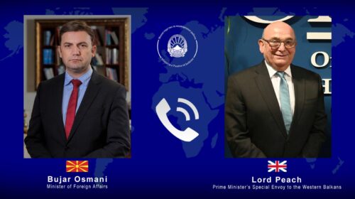 Osmani – Piç: Partneriteti me Britaninë e Madhe i reflektuar edhe në mbështetjen për kryesimin me OSBE