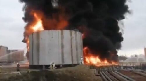 Momenti dramatik pas shpërthimit misterioz të tubacionit të gazit në rajonin e pushtuar në Ukrainë – Rusia fajëson “sabotatorët”