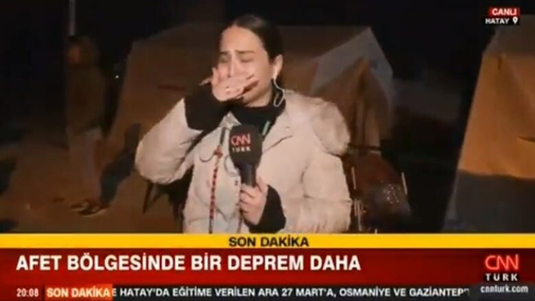 (VIDEO) Gazetarja e CNN-t në lot pas tërmeteve të reja në Turqi: Ishte tepër i fortë