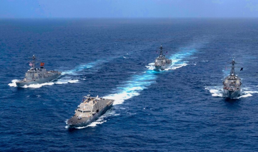 Katër anije luftarake të NATO-s zbarkojnë në portin e Durrësit