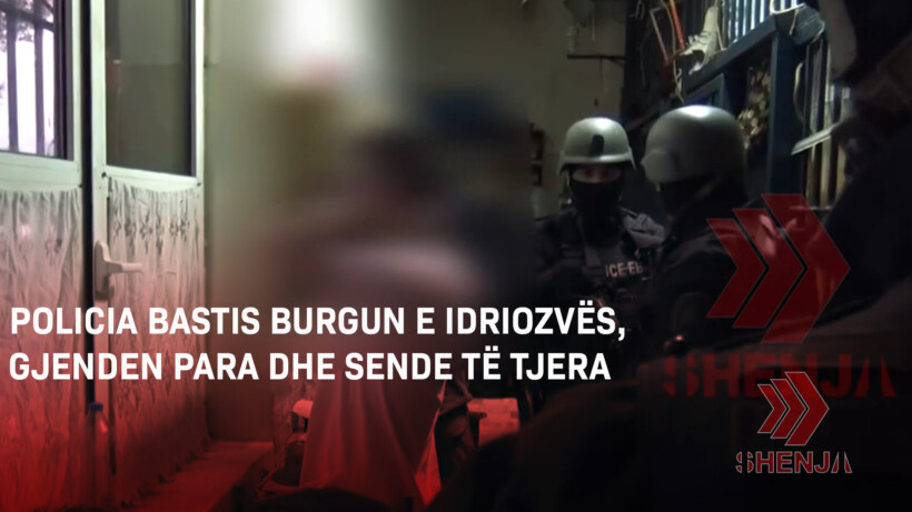 (VIDEO) Policia bastis burgun e Idriozvës, gjenden para dhe sende të tjera
