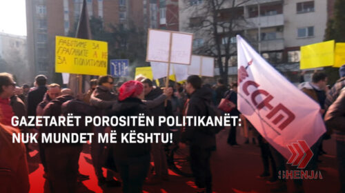 (VIDEO) Gazetarët porositën politikanët: Nuk mundet më kështu!