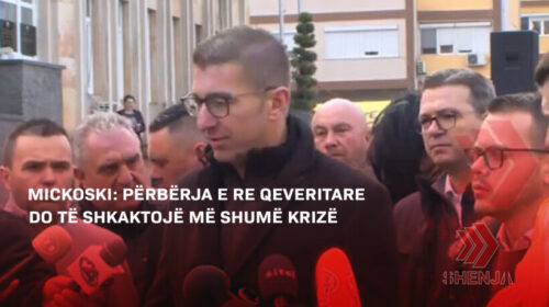 (VIDEO) Mickoski: Përbërja e re qeveritare do të shkaktojë më shumë krizë