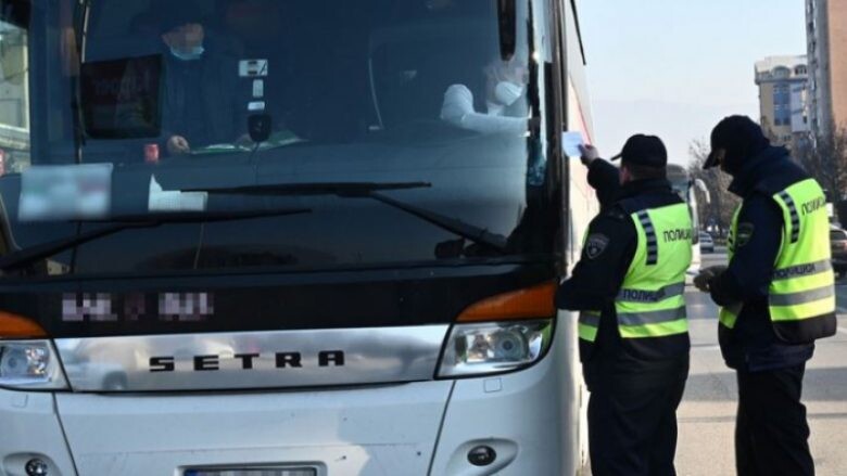 Gjobiten 32 shoferë të autobusëve të cilët kryejnë transport publik të udhëtarëve në Maqedoni