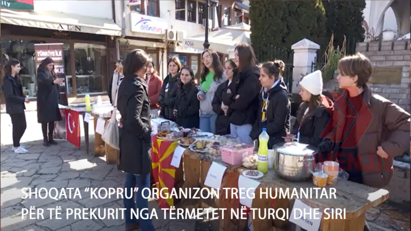 (VIDEO) Shoqata “Kopru” organizon treg humanitar për të prekurit nga tërmetet në Turqi dhe Siri