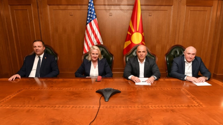 Kovaçevski – Shole: Mbështetje e madhe nga SHBA-ja për Maqedoninë e Veriut