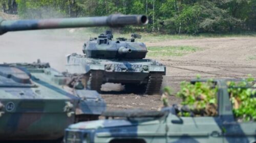 Tanket e para Leopard 2 kanë mbërritur në Ukrainë