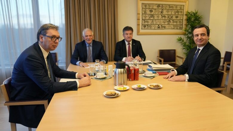 Bashkimi Evropian publikon detajet e takimit Kurti-Vuçiq në Bruksel