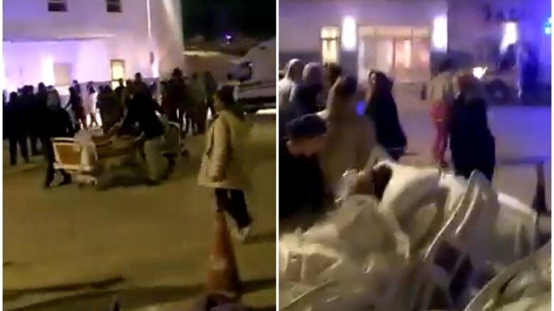 Evakuohen spitalet, pacientët nxirren në oborr pas tërmeteve të fundit në Turqi