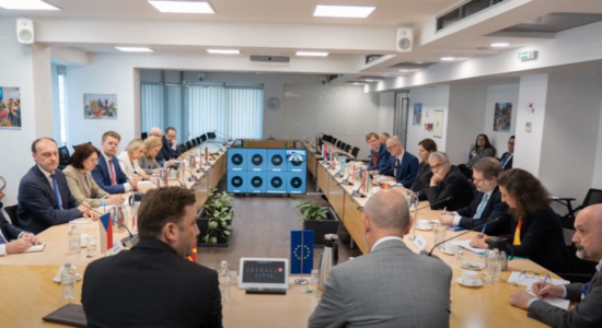 (VIDEO) Ministri i Jashtëm takoi ambasadorët e vendeve anëtare të BE-së