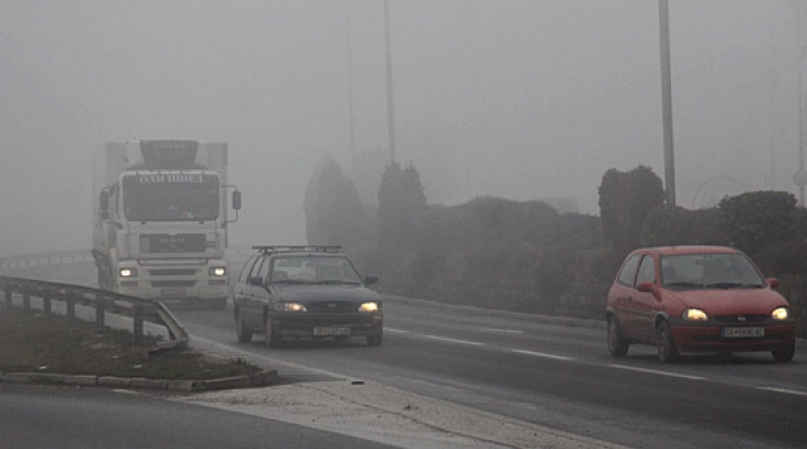 Mjegull në Gjavatë dhe në aksin rrugor Tetovë – Kodra e Diellit