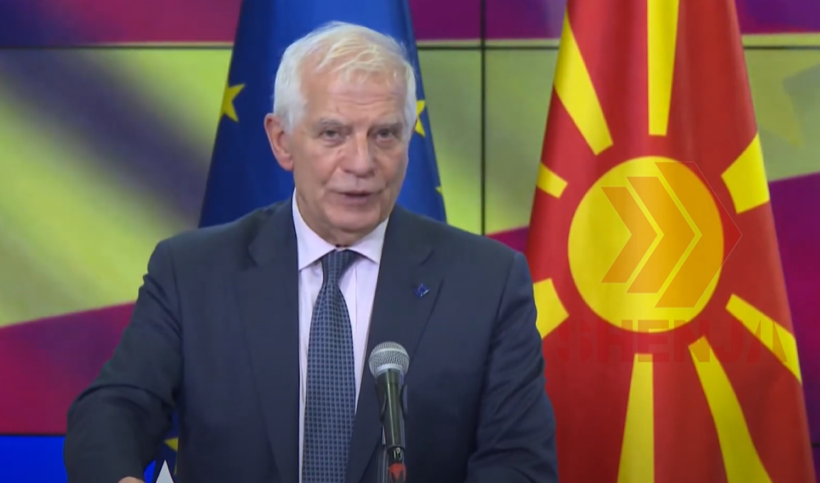 (VIDEO) Borell: Maqedonia e Veriut e ka mbështetjen e BE-së në epokën e “agresionit rus”