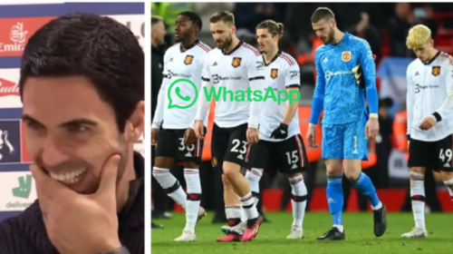 Zbulohet biseda në WhatsApp e lojtarëve të Man Utd për Arsenalin dhe Man Cityn