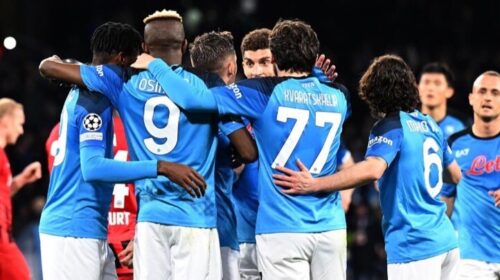 Napoli i Amir Rrahmanit bën historinë – kalon në çerekfinale të Ligës së Kampionëve