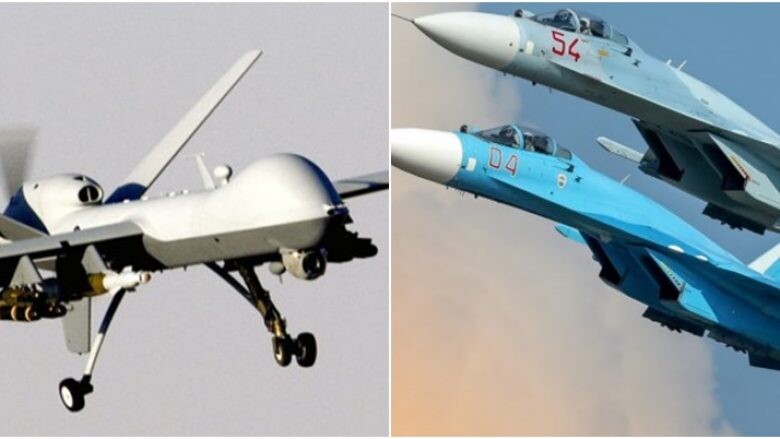 Incident i rëndë mbi Detin e Zi – aeroplani luftarak rus përplaset me dronin amerikan