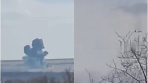 Publikohen pamje të reja të rrëzimit të aeroplanit rus në Ukrainë
