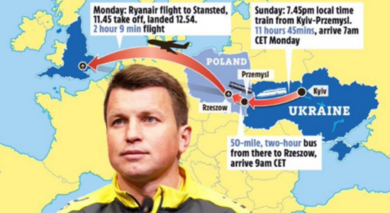 Udhëtimi ‘horrorr’ i ekipit të Ukrainës për përballjen me Anglinë që zgjati 16 orë