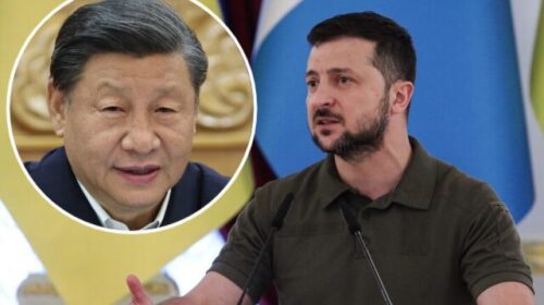 Zelensky fton Xi Jinping në Ukrainë