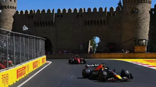 Sergio Perez fiton garën sprint në Baku, Leclerc lufton dhe lë pas Verstappen