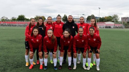 Astrit Merko, për herë të 100-të udhëheqi femrat e Maqedonisë U19