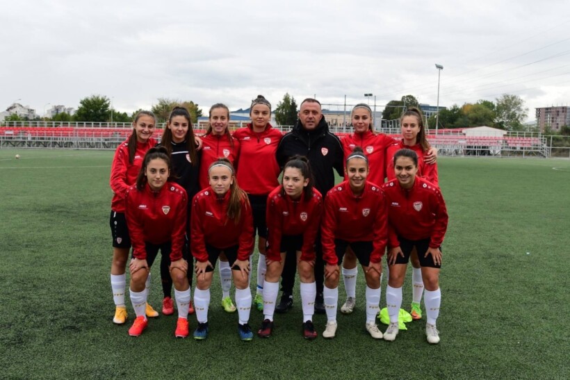 Astrit Merko, për herë të 100-të udhëheqi femrat e Maqedonisë U19