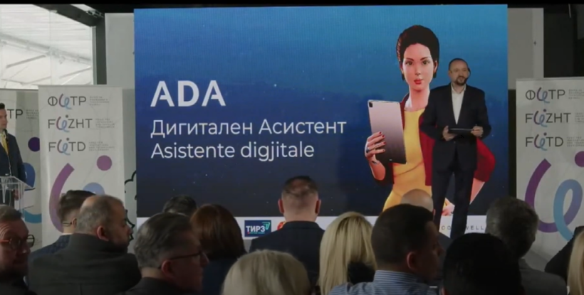 (VIDEO) Erdhi ADA, asistentja online e Qeverisë së Maqedonisë së Veriut