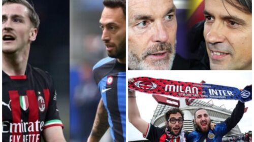 “Derby della Madonnina”, formacionet zyrtare