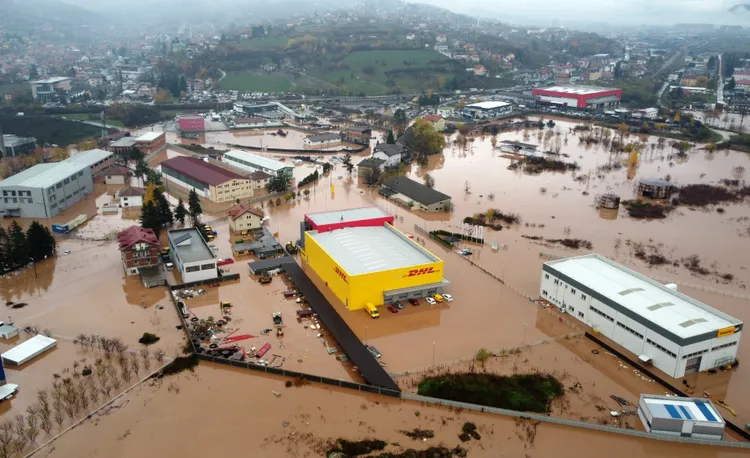 Pjesë të Kroacisë dhe Bosnjës janë goditur nga përmbytjet