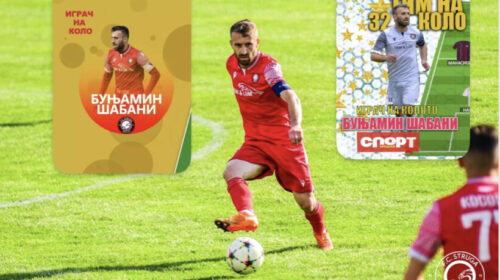 Mediat sportive zgjedhin Bunjamin Shabanin futbollistin më të mirë të javës