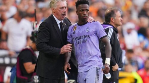 Valencia-Real, Ancelotti tërbohet: Vinicius e thirrën majmun