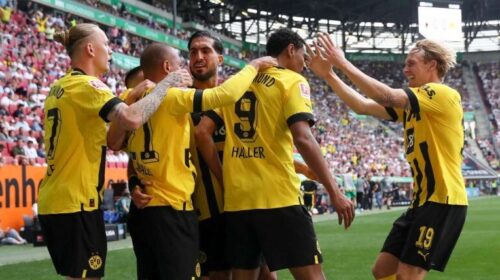 Titulli një fitore larg, Dortmund likuidon Augsburgun