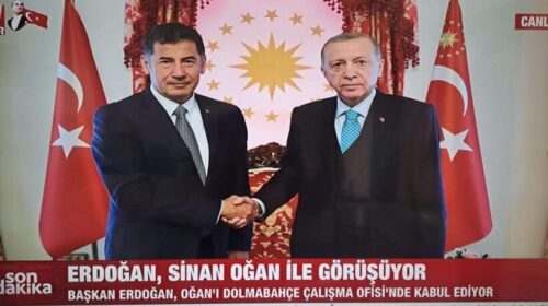 Rexhep Taip Erdogan takohet me Sinan Ogan, kandidati që mori 5% të votave në zgjedhje