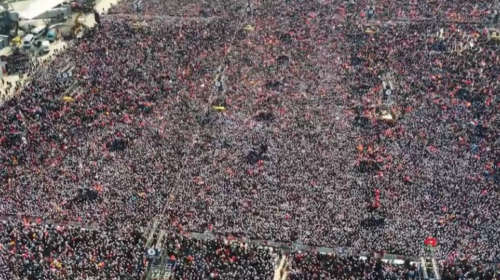 Erdogan “dridh” Stambollin, më shumë se 1.7 milionë njerëz në tubimin e tij (VIDEO)