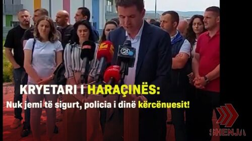 Kryetari i Haraçinës: Nuk jemi të sigurt, policia i dinë kërcënuesit!