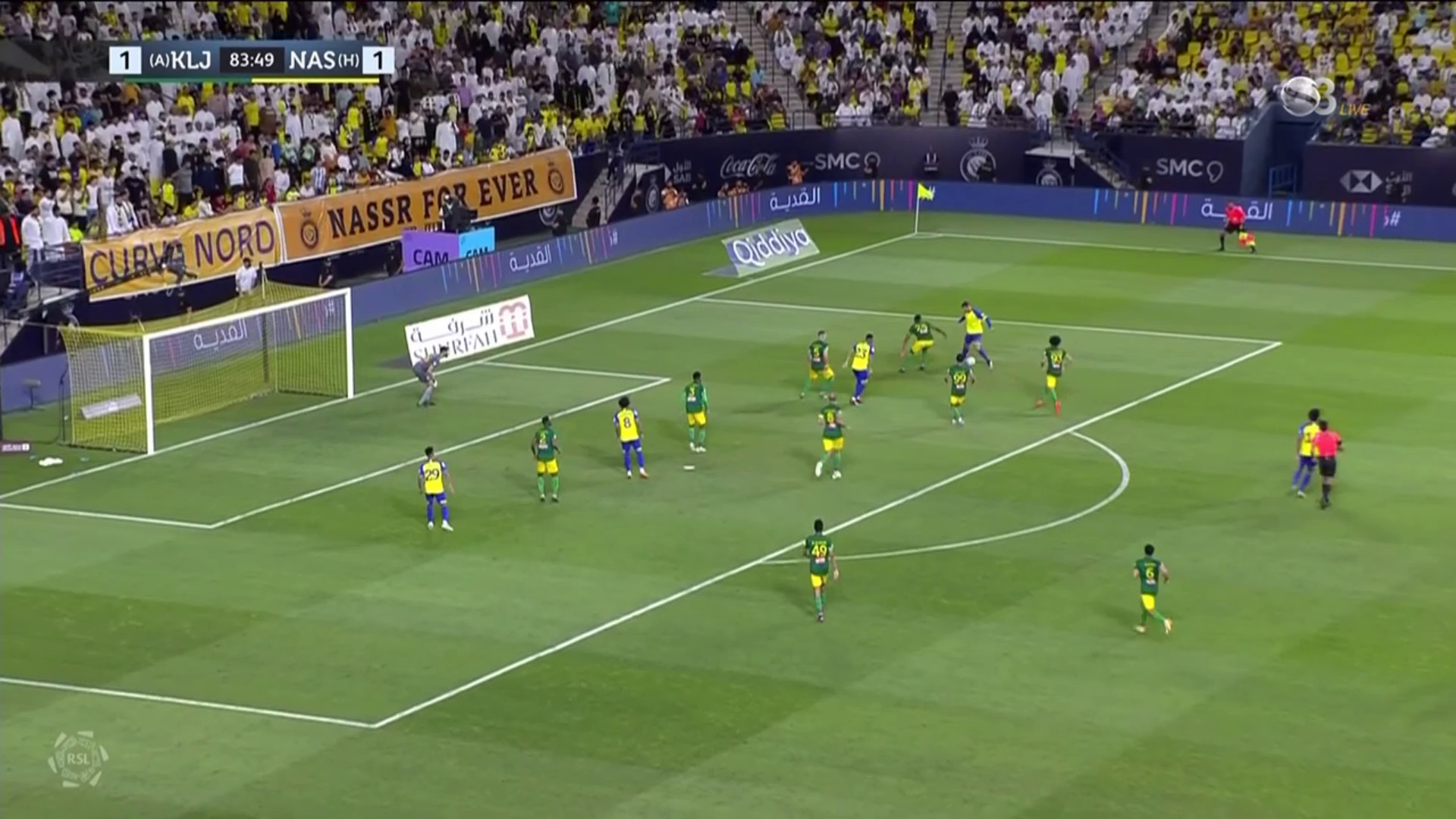 Al Nassr-Al Khaleej ndajnë pikët, Ronaldo e Cikalleshi të pafatë përpara portës