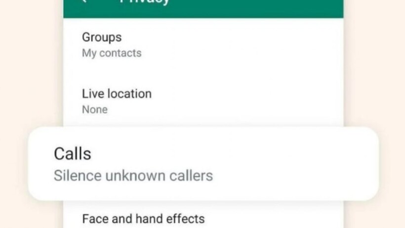 WhatsApp mund të hesht telefonatat nga numra të panjohur