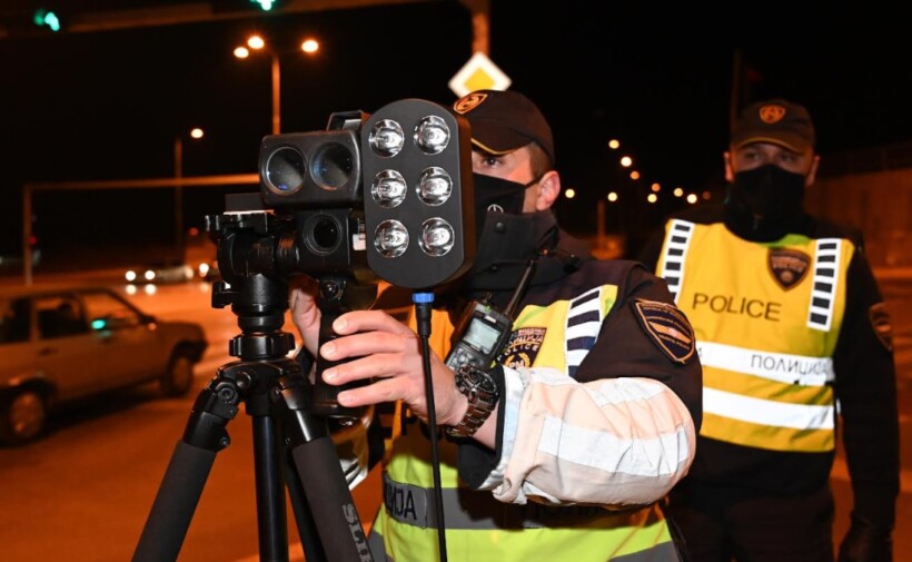 Shqiptohen 246 masa në Shkup, 90 për tejkalim të shpejtësisë