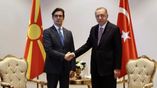 Presidenti Pendarovski në inaugurimin e presidentit turk Erdogan