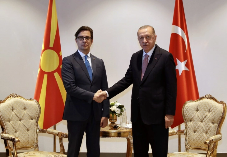 Presidenti Pendarovski në inaugurimin e presidentit turk Erdogan