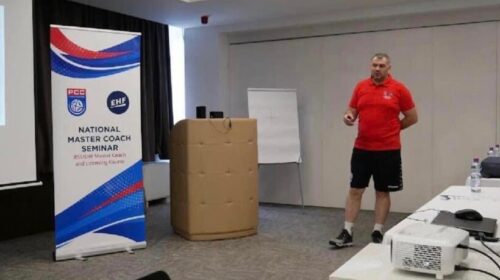Maestro Basri Latifi pajiset me liçencën “Master Coach” për hendboll