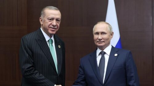 Presidenti Erdoğan zhvillon bisedë telefonike me homologun rus Putin