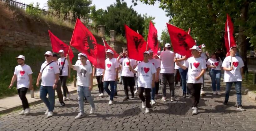 Shkup, mbahet marshi protestues në kuadër të Javës Çame (VIDEO)