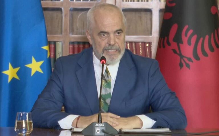 Edi Rama më 6 korrik në Shkup