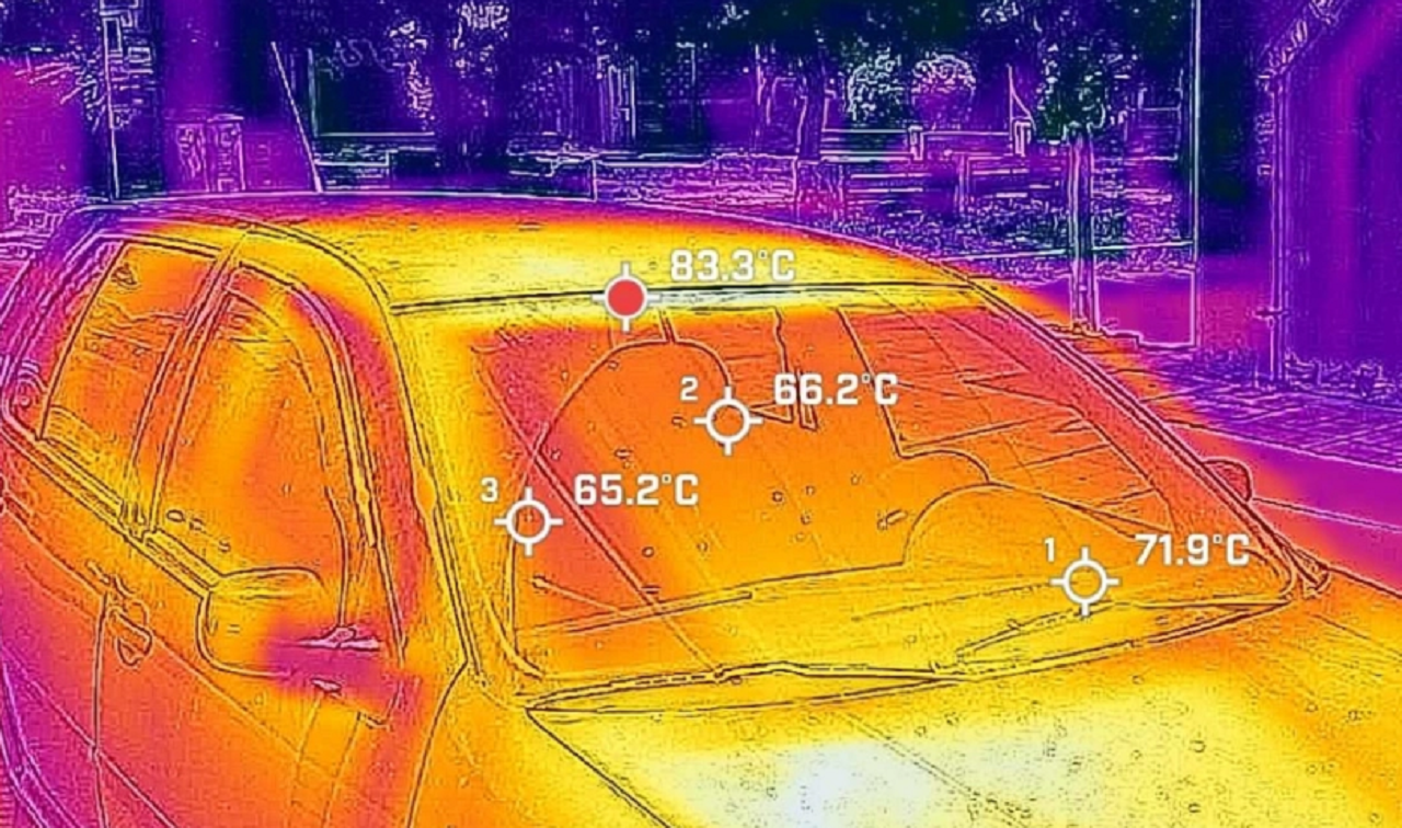 Vala e të nxehtit Kleon/ Temperatura në makina arriti në 84 gradë! Shihni fotot nga një aparat termik