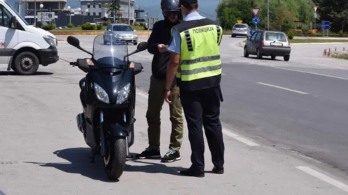 MPB: 1655 motoçiklistë të sanksionuar gjatë muajit qershor, 49 motoçikleta të konfiskuara