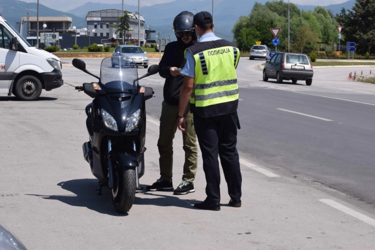 MPB: 1655 motoçiklistë të sanksionuar gjatë muajit qershor, 49 motoçikleta të konfiskuara